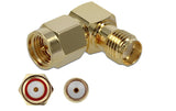 Delock SMA-Steckerzu SMA-Buchse, 90°, 10Ghz