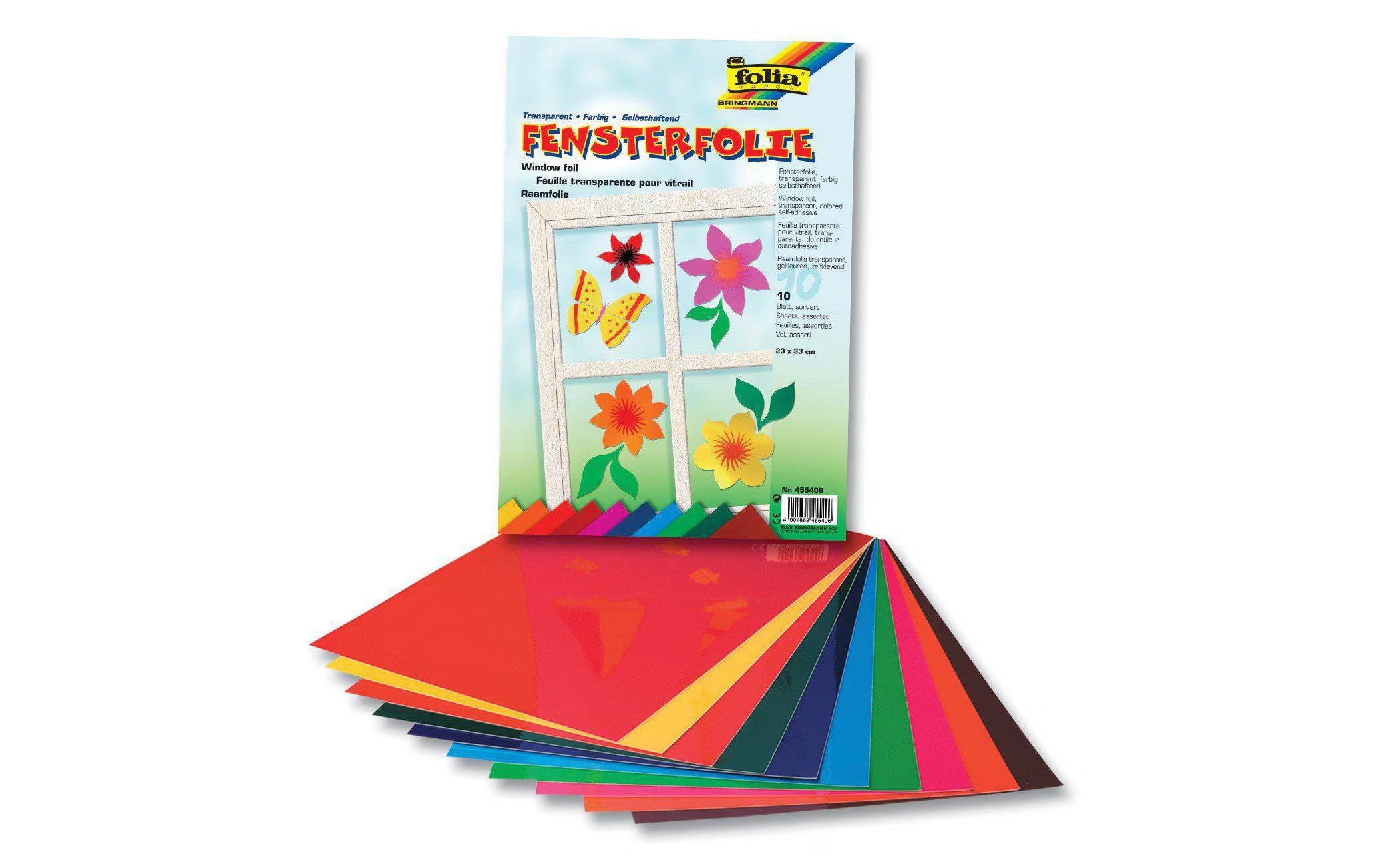 Folia Fensterfolie farbig selbsthaftend