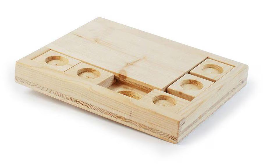 Hundespiele aus Holz Schiebeklotz