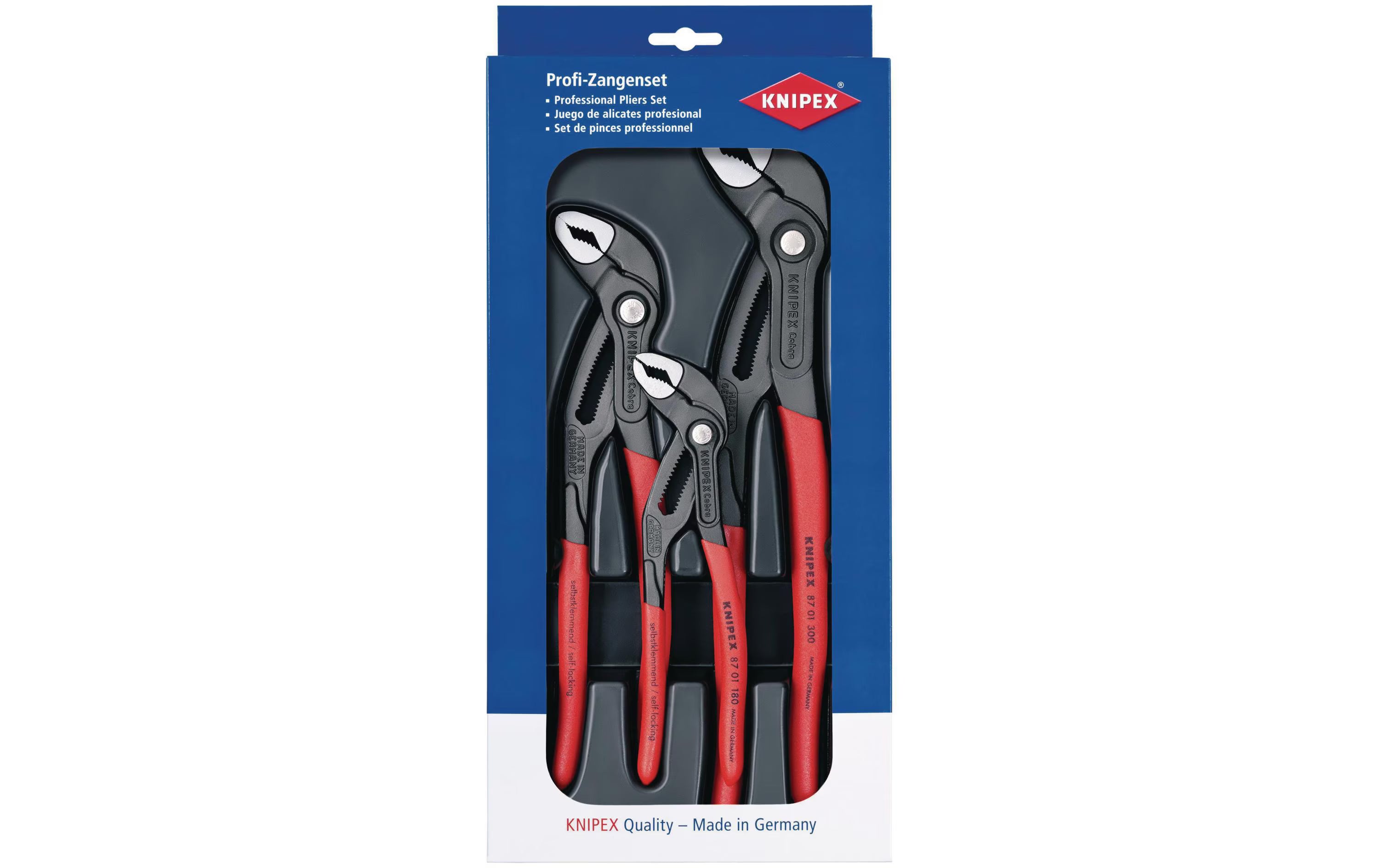 Knipex Cobra-Zangen Paket 3-teilig