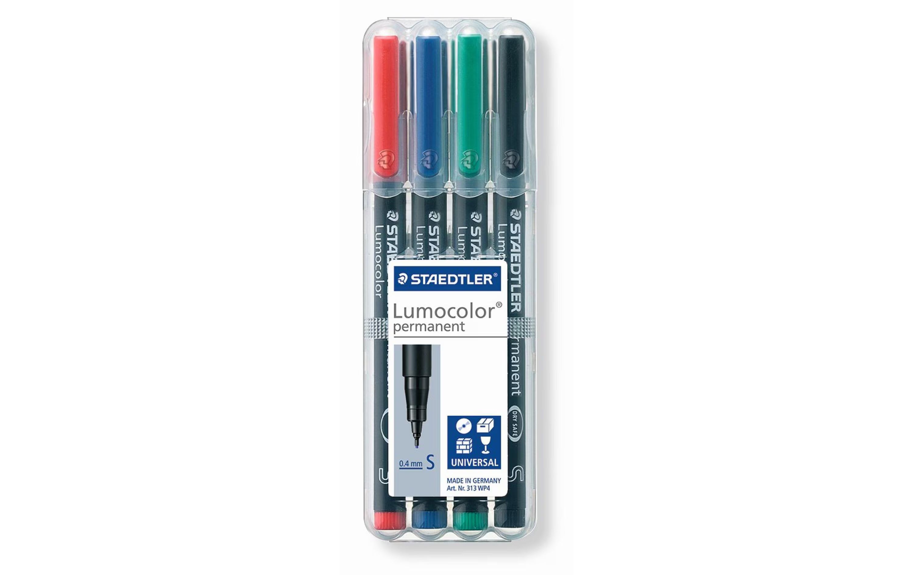 STAEDTLER 313 Folienstift Lumoc S 4St Box