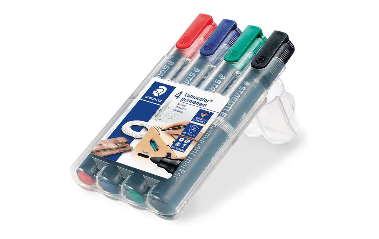 STAEDTLER 352 Marker Lumocolor perm. 4St