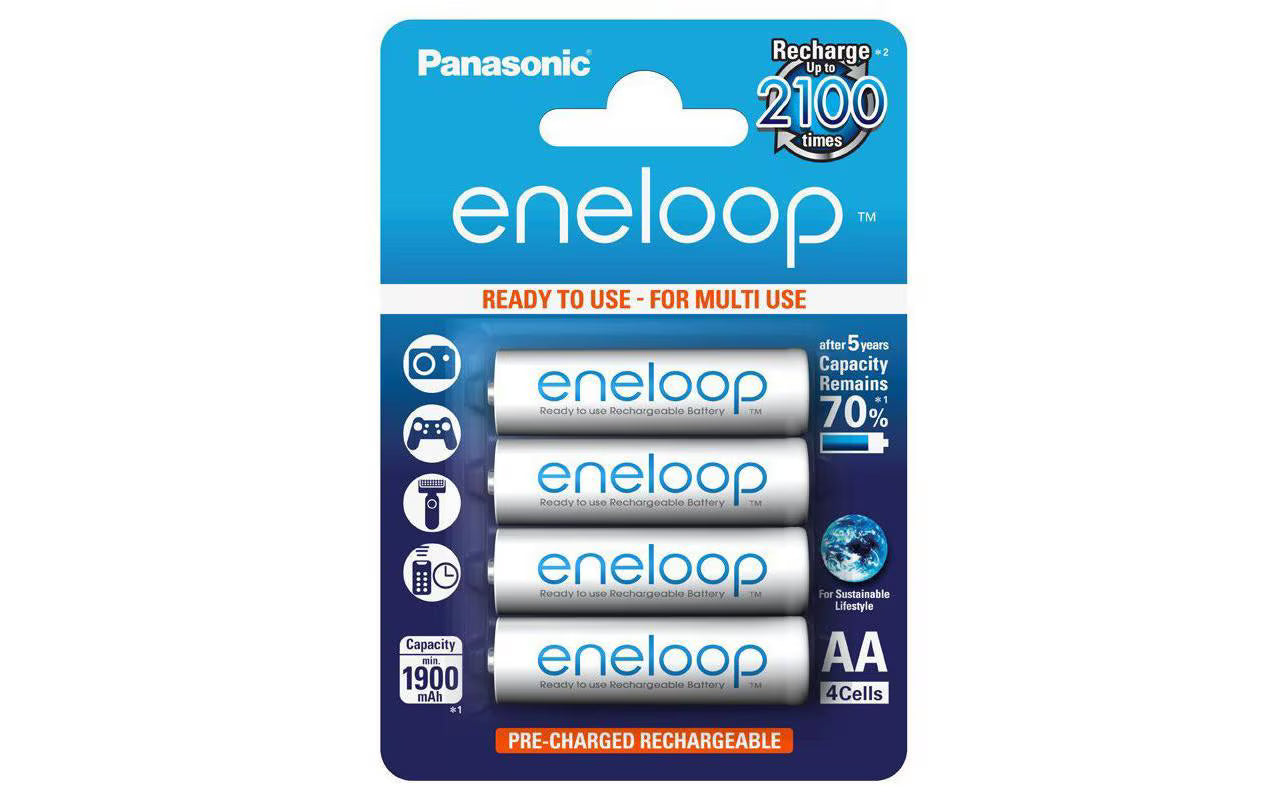Panasonic eneloop BK-3MCDE/4BE 4x AA