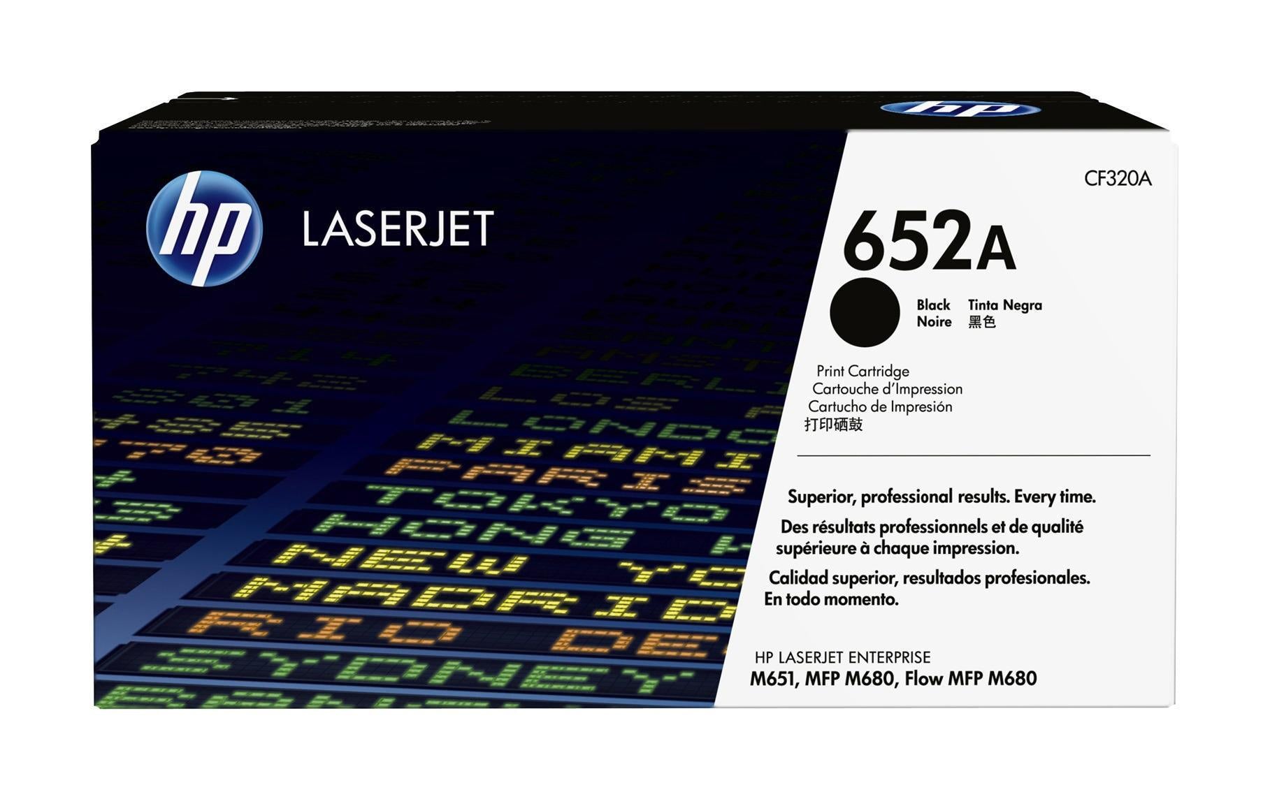 HP Toner 652A - Black (CF320A)
