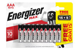 Energizer Batterie MAX AAA