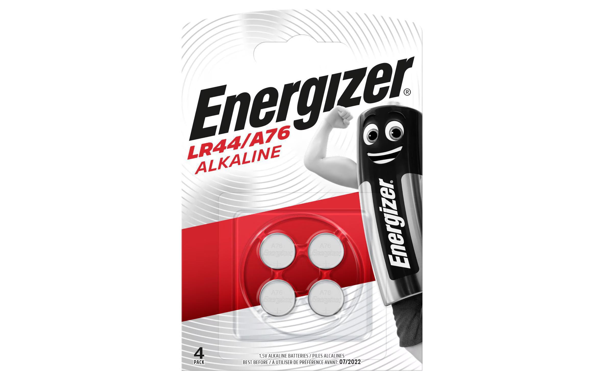 Energizer Knopfzelle Alkaline LR44 / A76