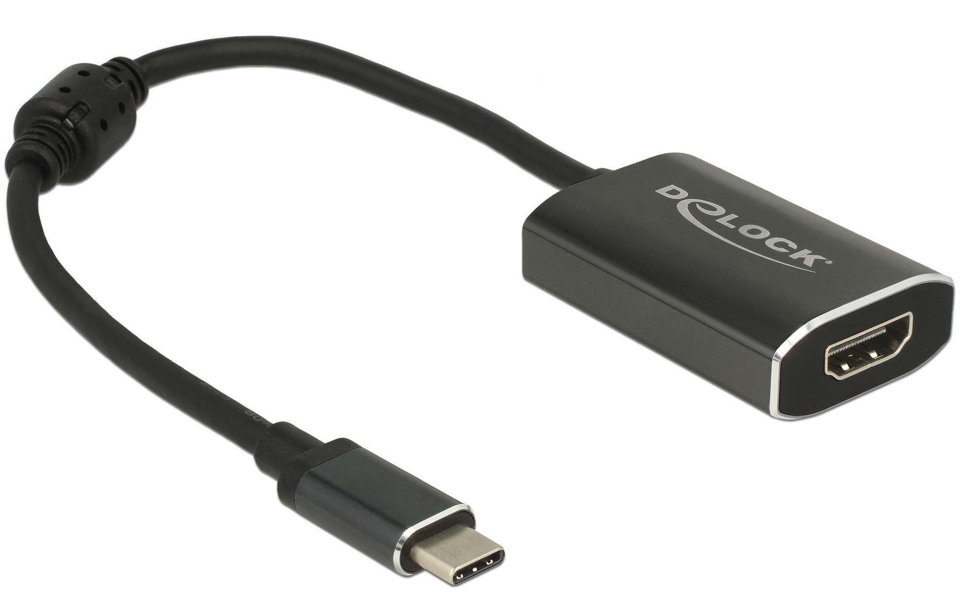 Monitoradapter USB Typ-C zu HDMI, mit Strom
