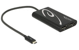 Monitoradapter Thunderbolt 3 zu 2xDP-Buchse