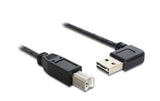 USB2.0-Kabel Easy A-B: 0.5m, schwarz