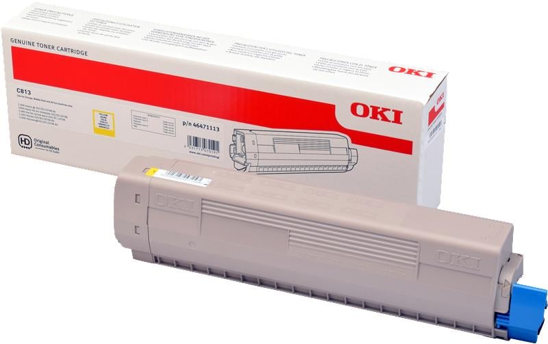 OKI Toner 46471113 yellow, C800