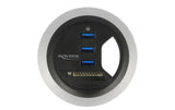 Delock Tisch-Hub 3 Port USB3.0+2 CardReader
