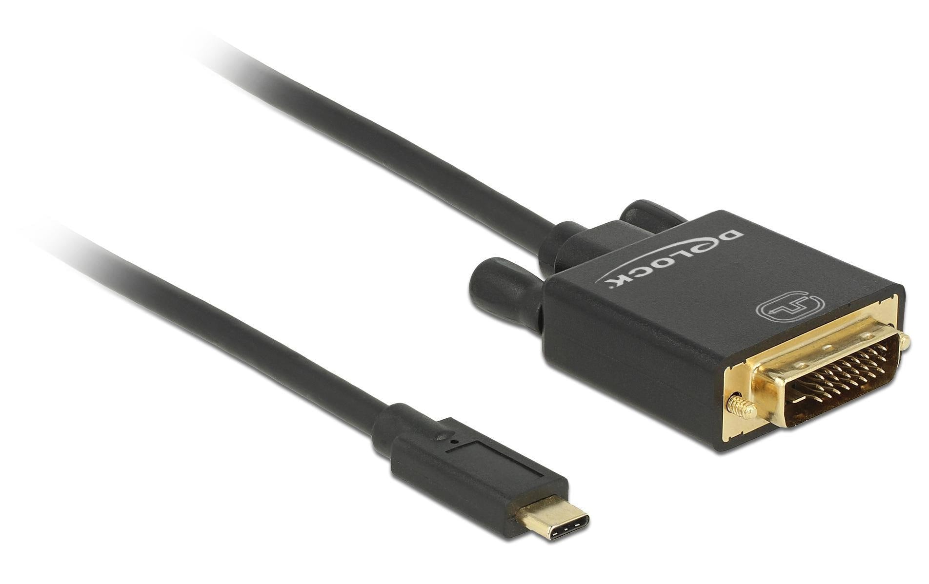 Delock USB-C - DVI-D Kabel, 3m