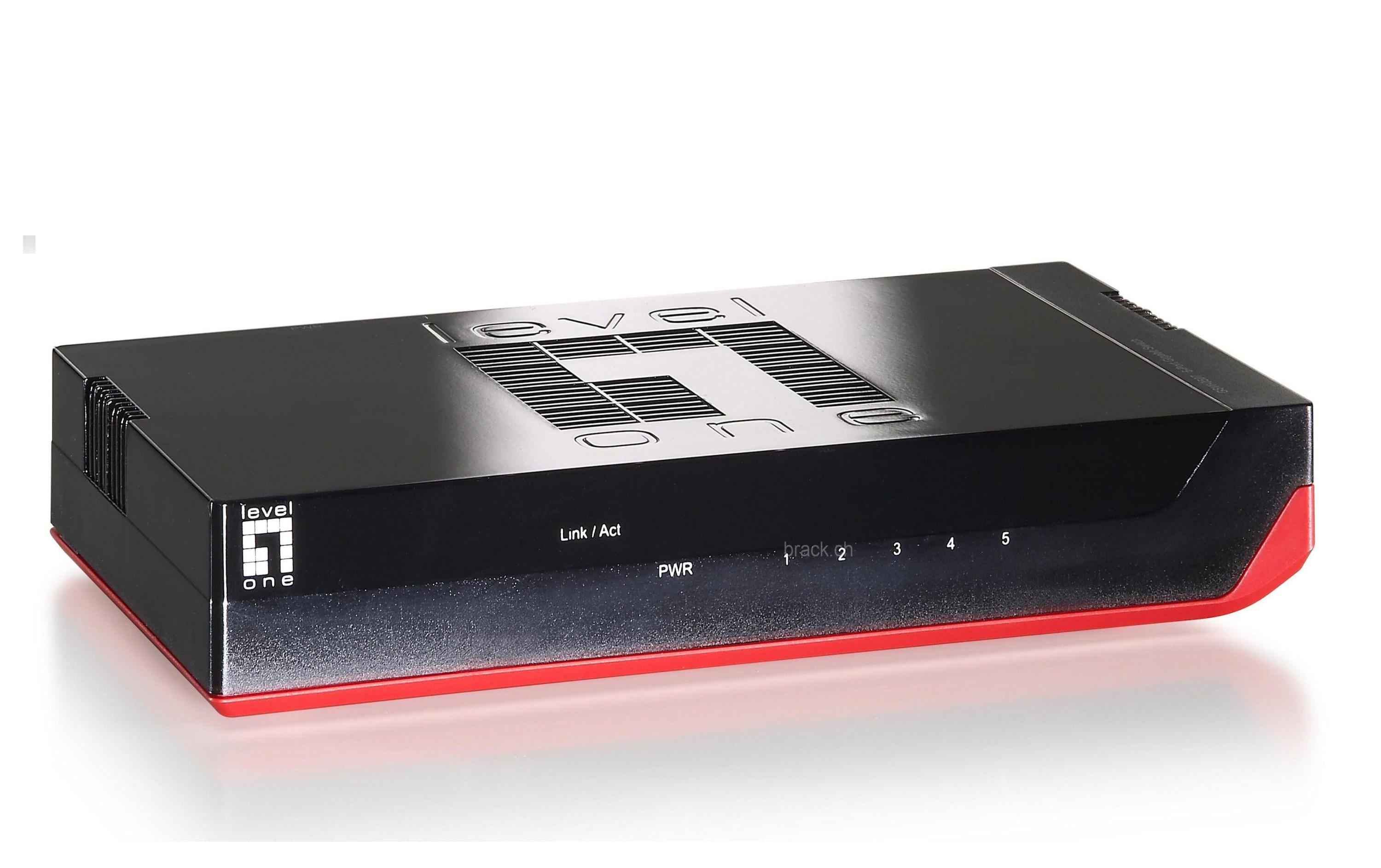 LevelOne GSW-0507_V2: 5Port Switch 1Gbps
