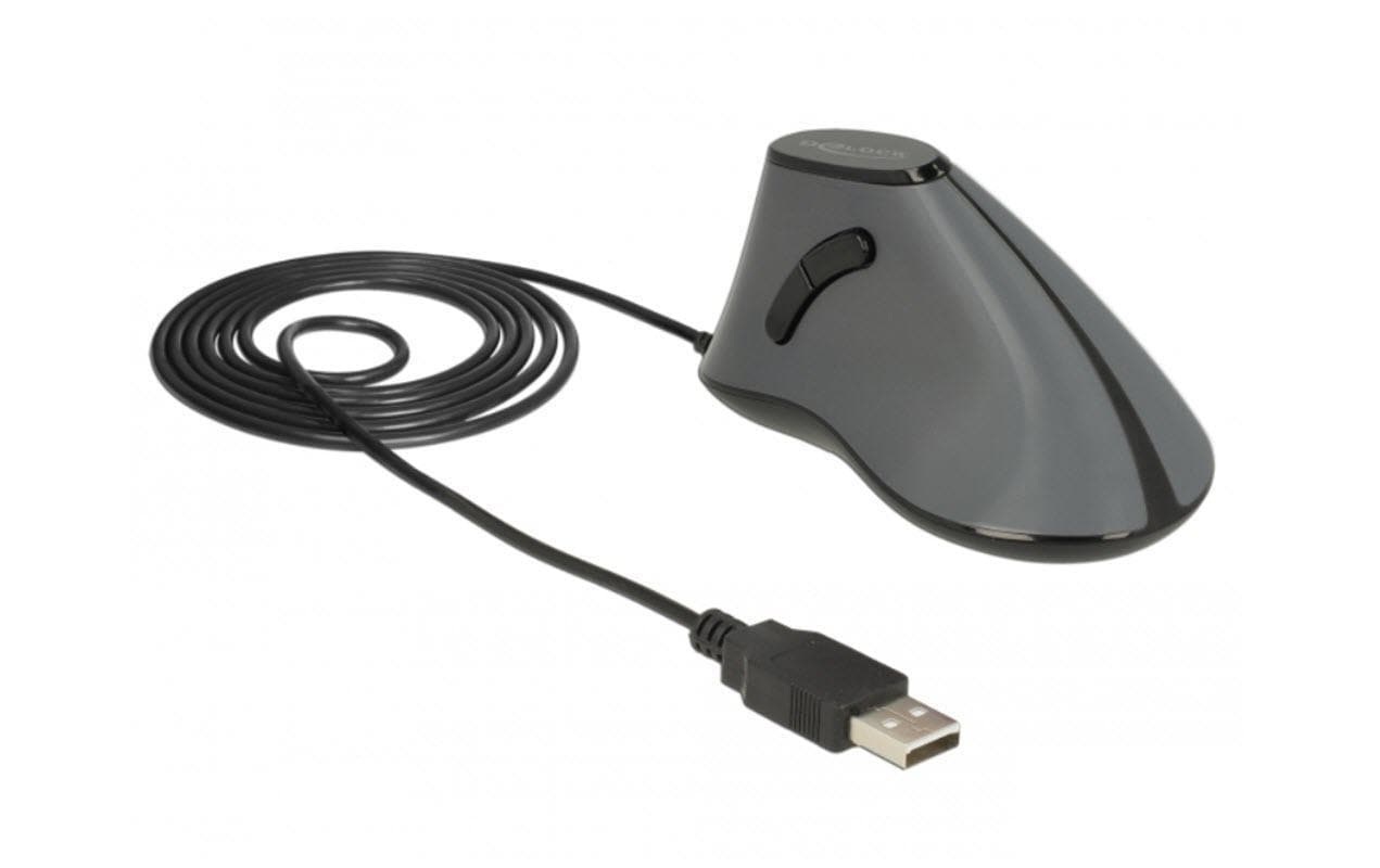 Delock 12527 5 Tasten Maus, Kabelgebunden
