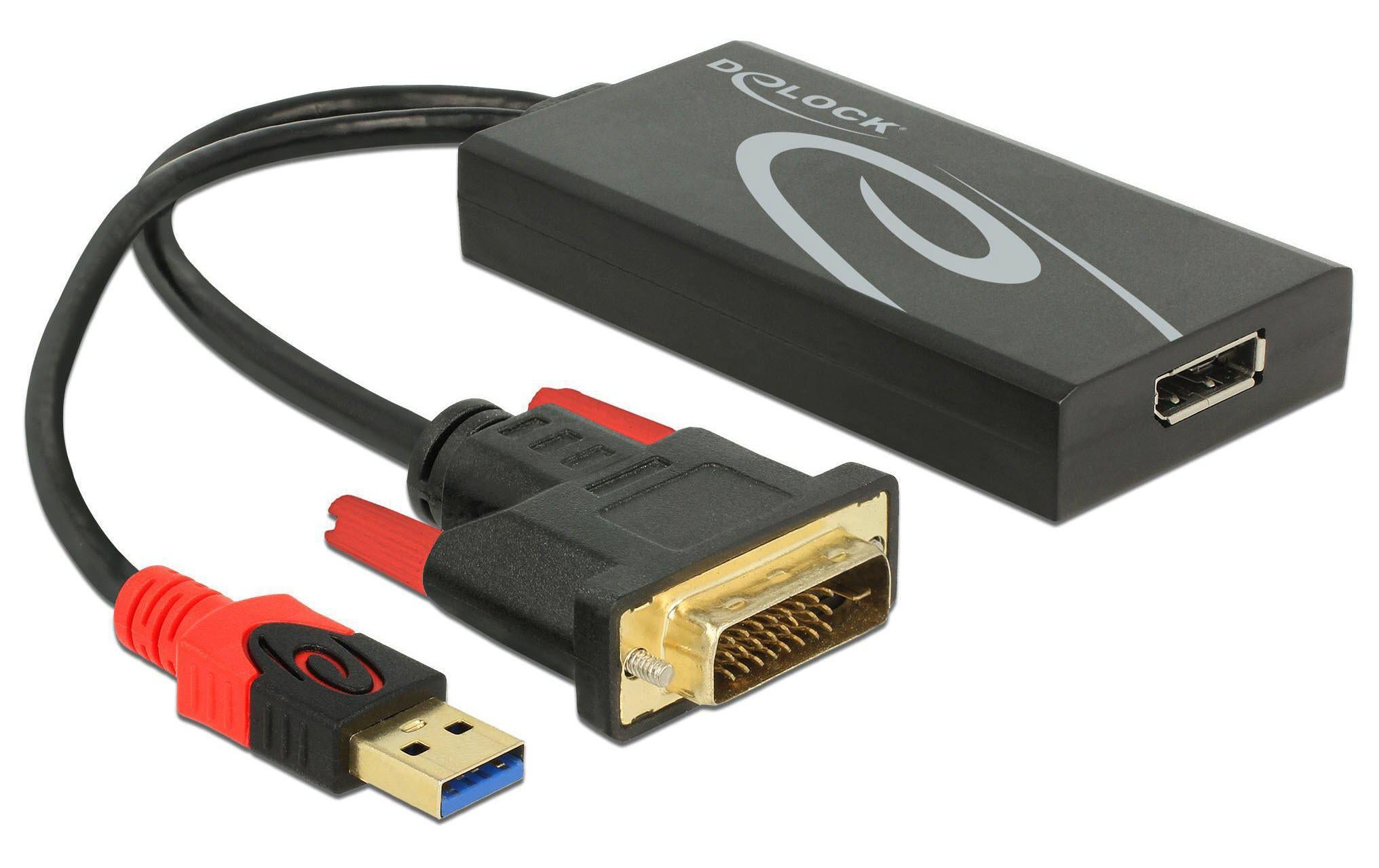 Delock DisplayPort Adapter, 4K bis 30hz
