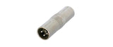Neutrik NA3MM, Adapter XLRm auf XLRm