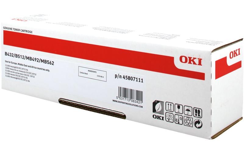 OKI Toner 45807111, schwarz