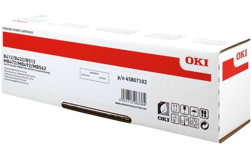 OKI Toner 45807102, schwarz