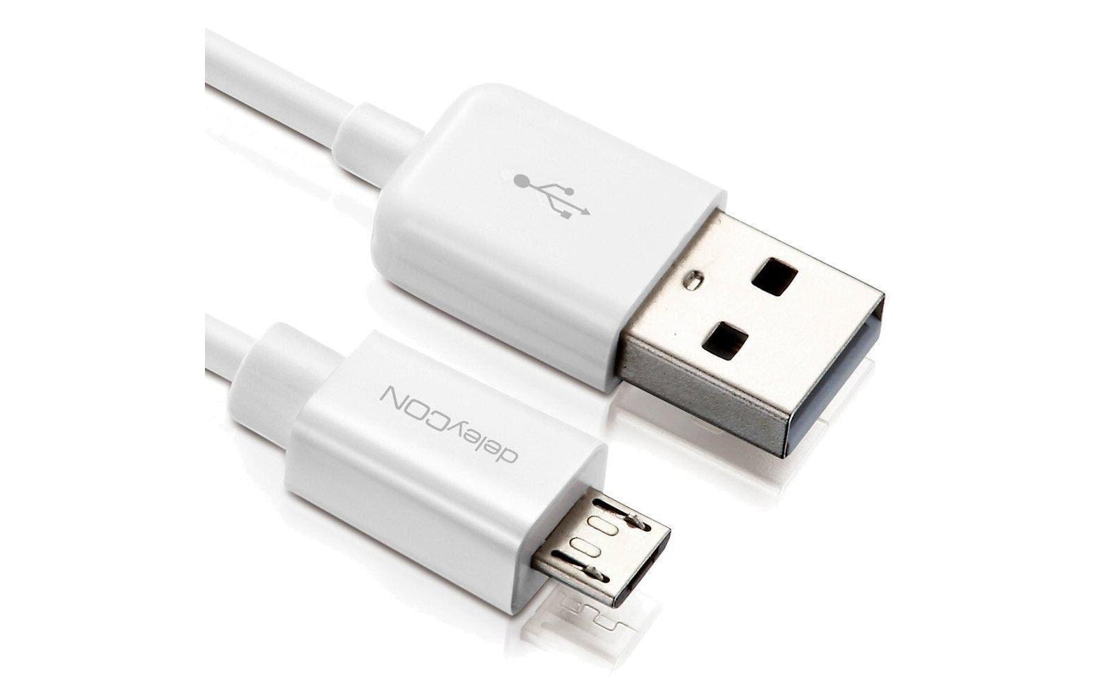 DeleyCON USB2.0-Kabel A-MicroB: 1m