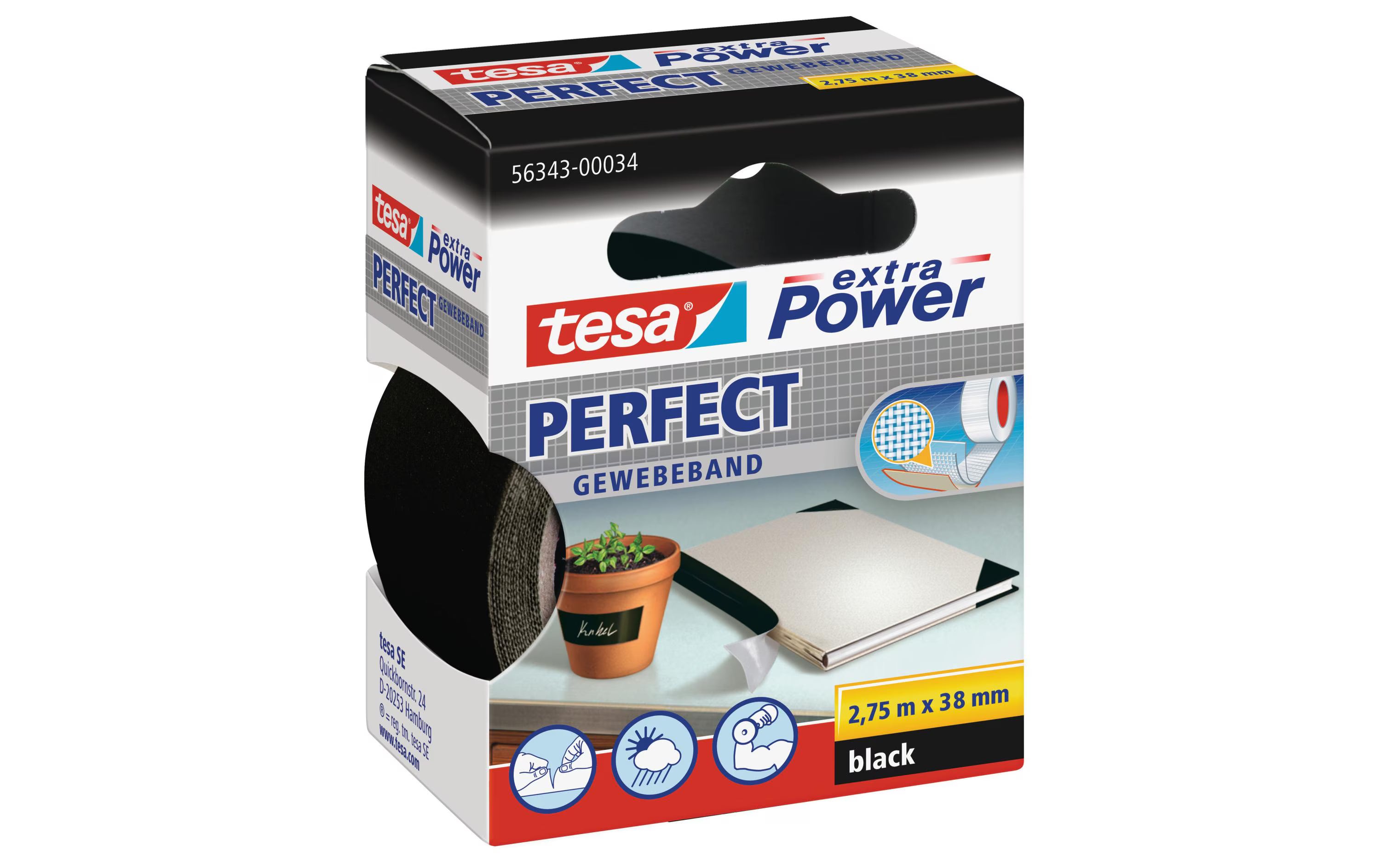 tesa Klebeband extra Power Perfect