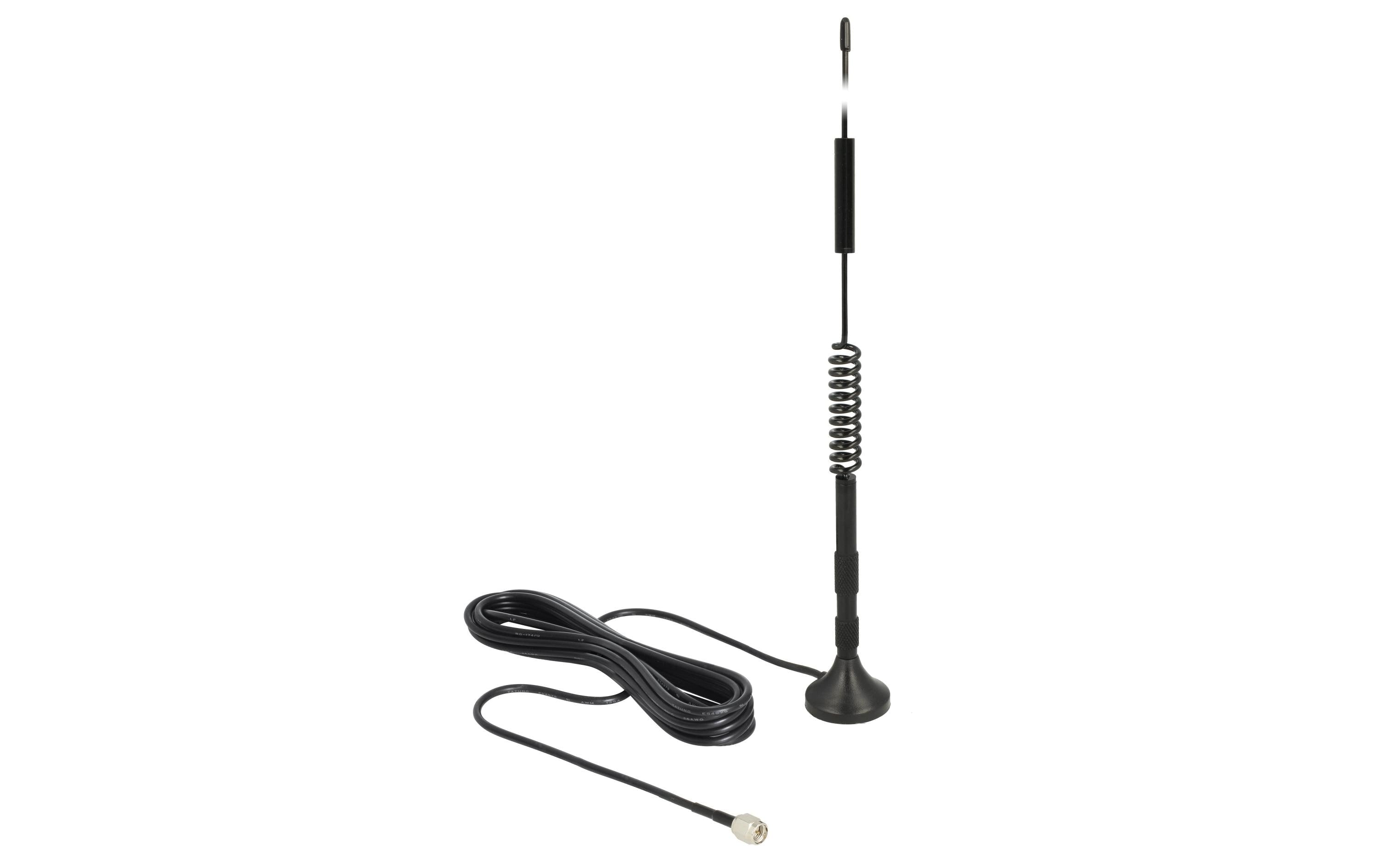 Delock LTE & LoRa Antenne, 5dBi, Magnetfuss