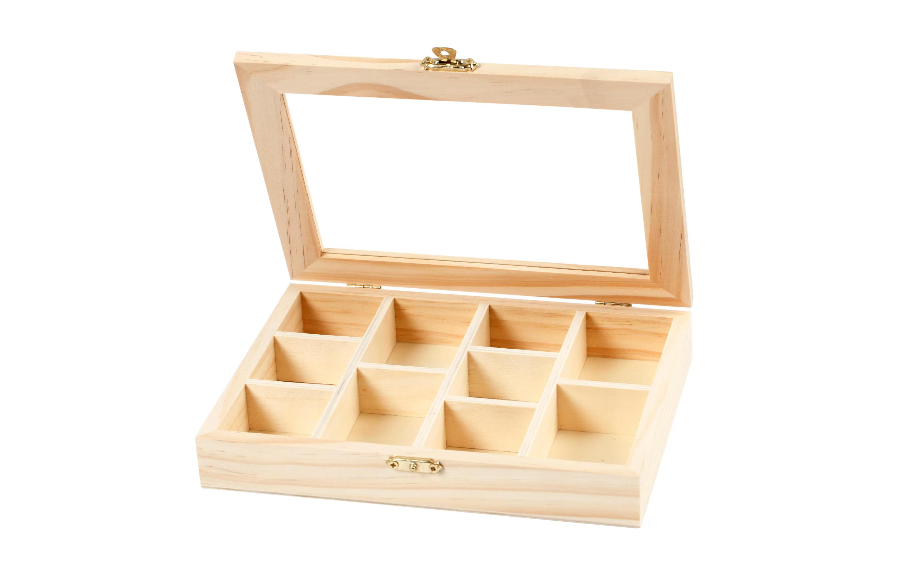 Creativ Company Holzkiste mit Glasdeckel