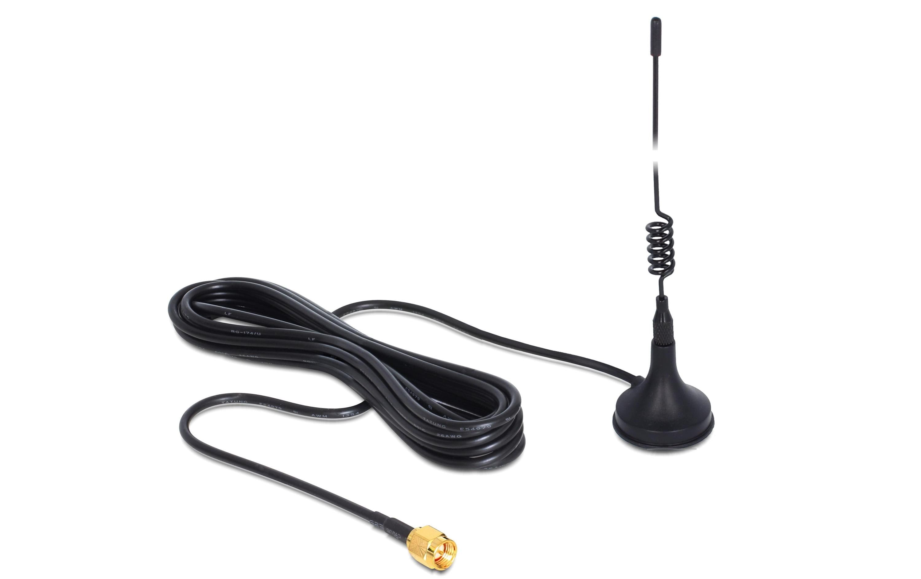 LTE/HSPA/GSM Antenne, SMA-Stecker, schwarz