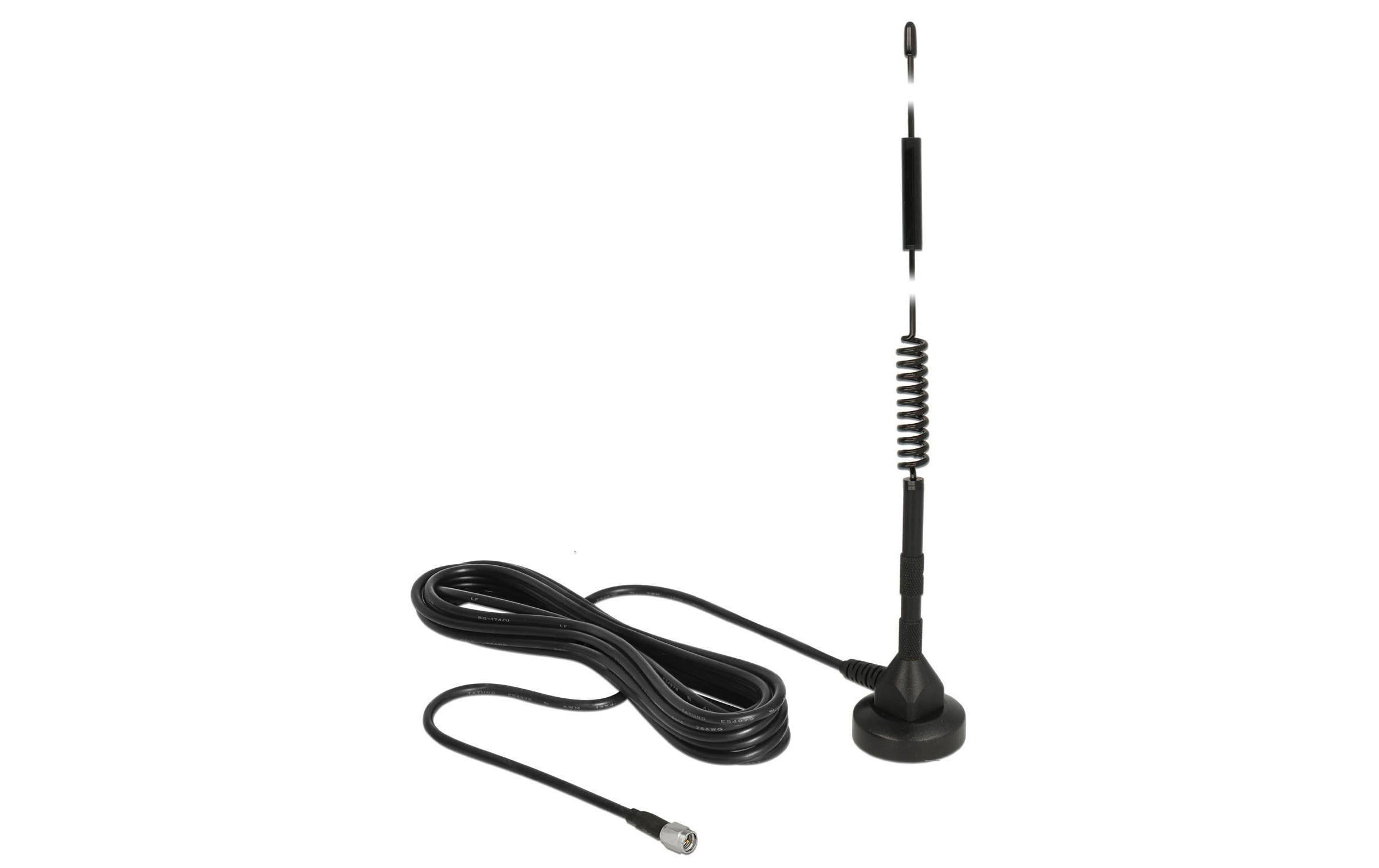 LTE/HSPA/GSM Antenne, SMA-Stecker, Schwarz