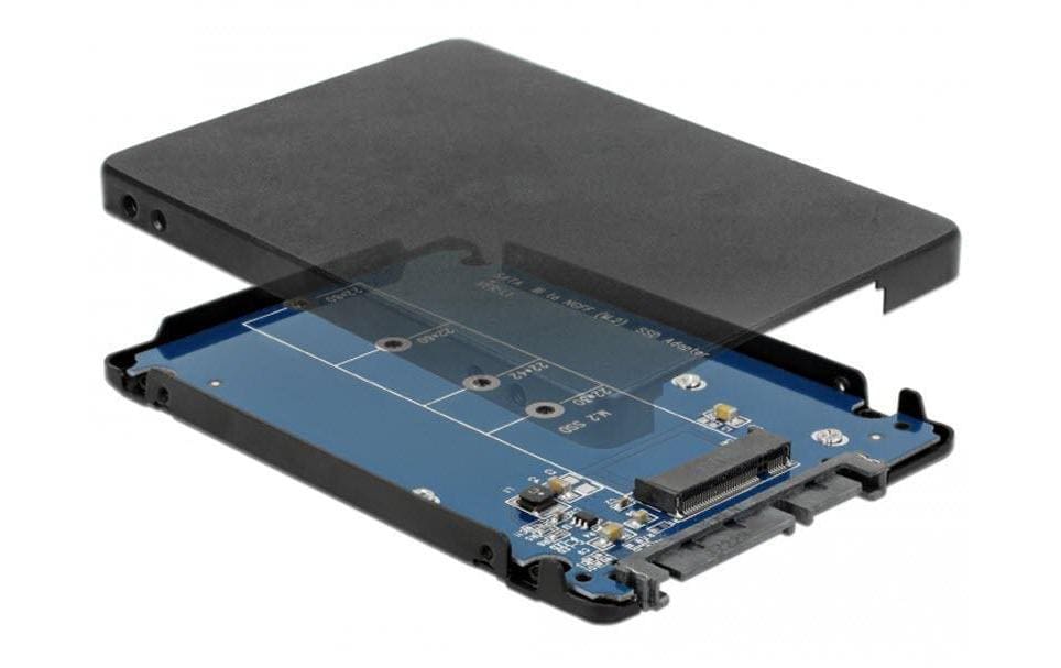 Delock M.2 zu SATA Adapter, inkl. 2.5 7mm