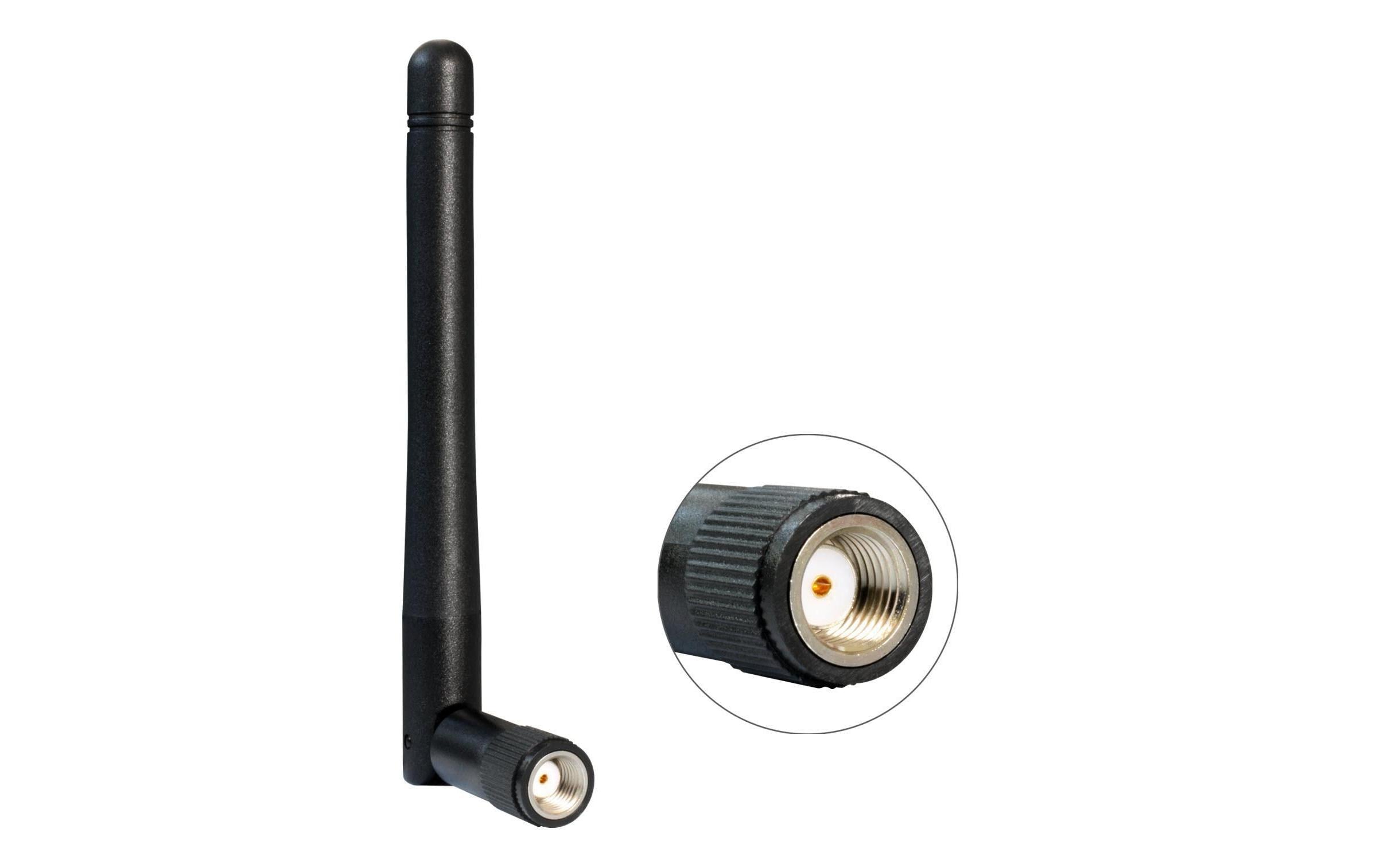 Delock WLAN Antenne, 2dBi, mit Kippgelenk