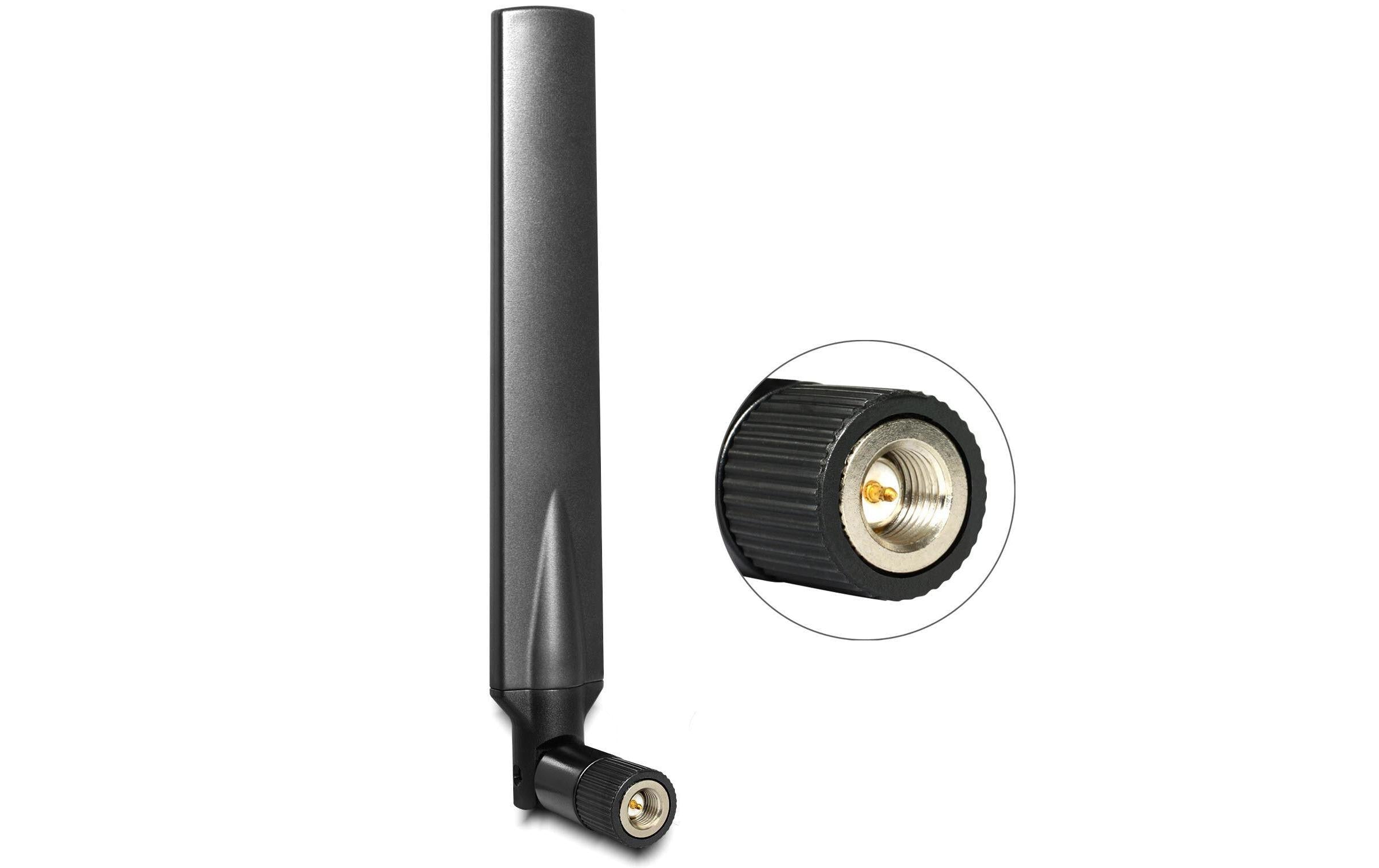 LTE/HSPA/GSM Antenne, SMA-Stecker, schwarz