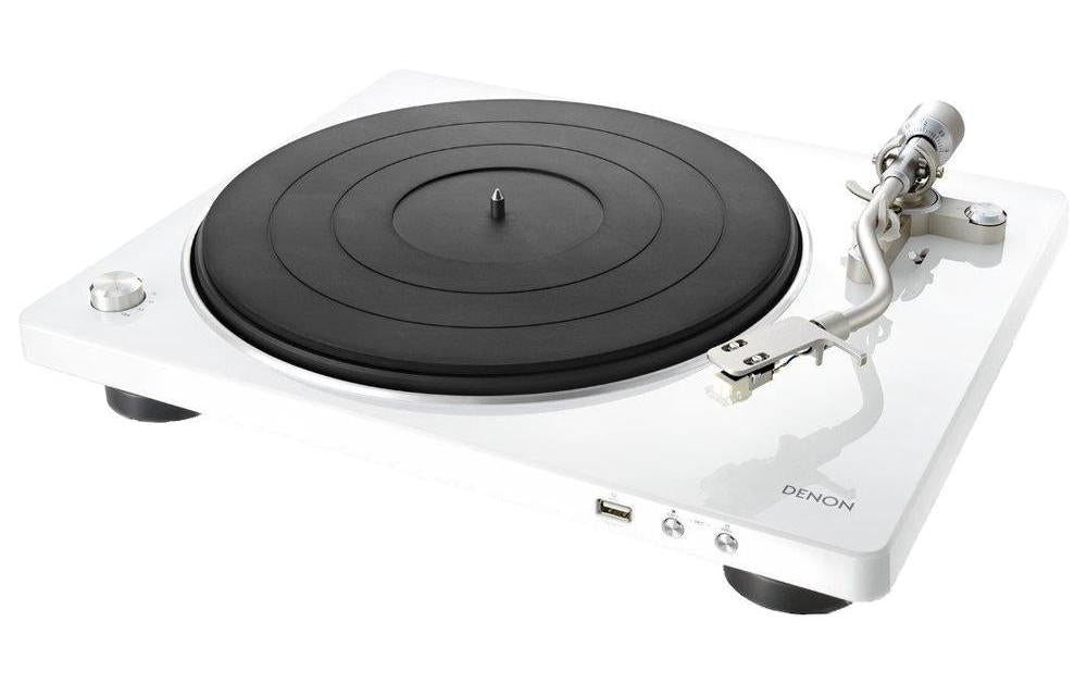 Denon DP-450USB, Plattenspieler, weiss