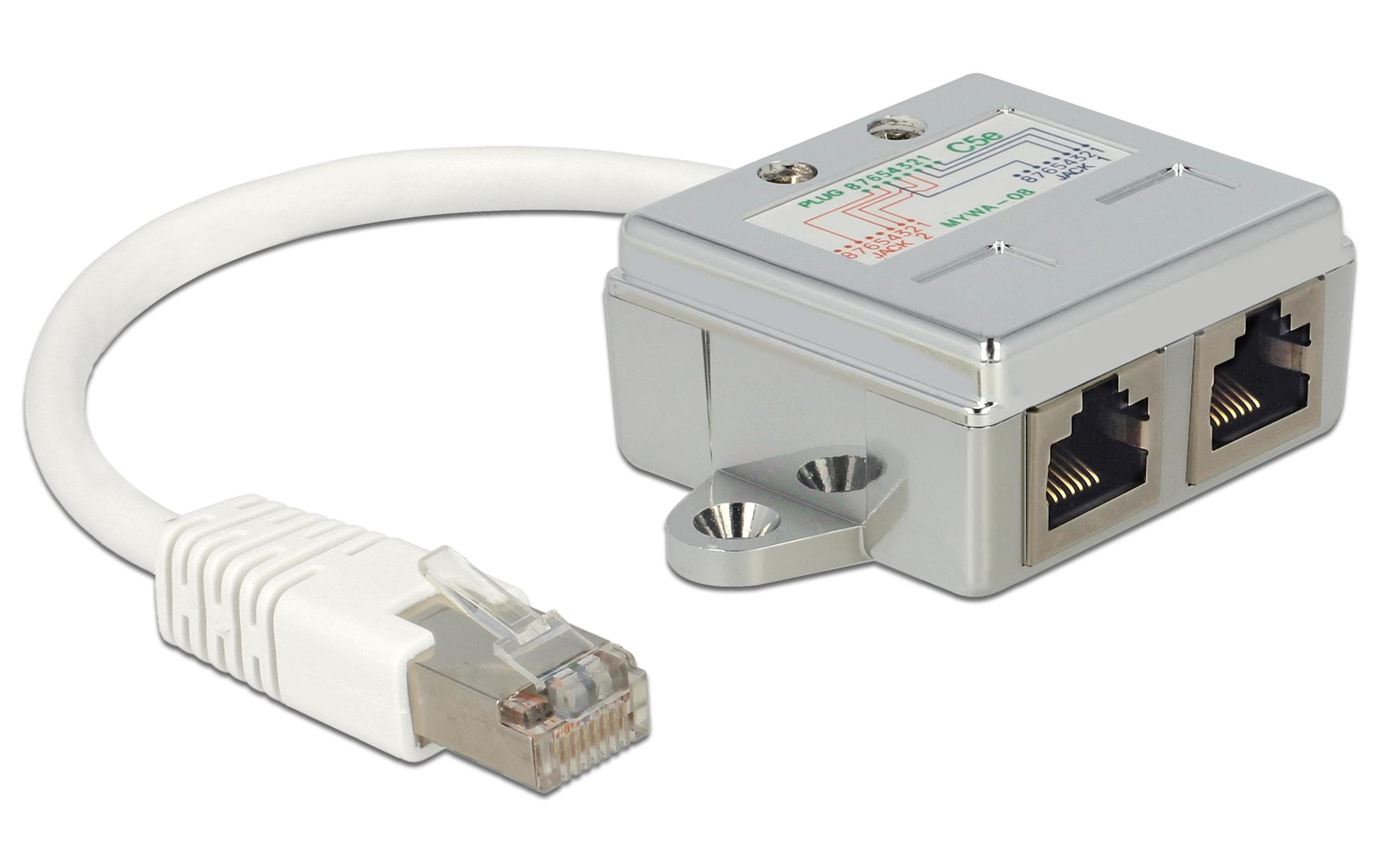 Delock RJ45 LAN-Anschlussverdoppler