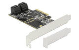 DeLock PCI-Express-x4 5Port SATA-Kontroller