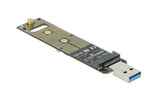 Delock M.2 NVMe PCIe SSD, mit USB 3.1