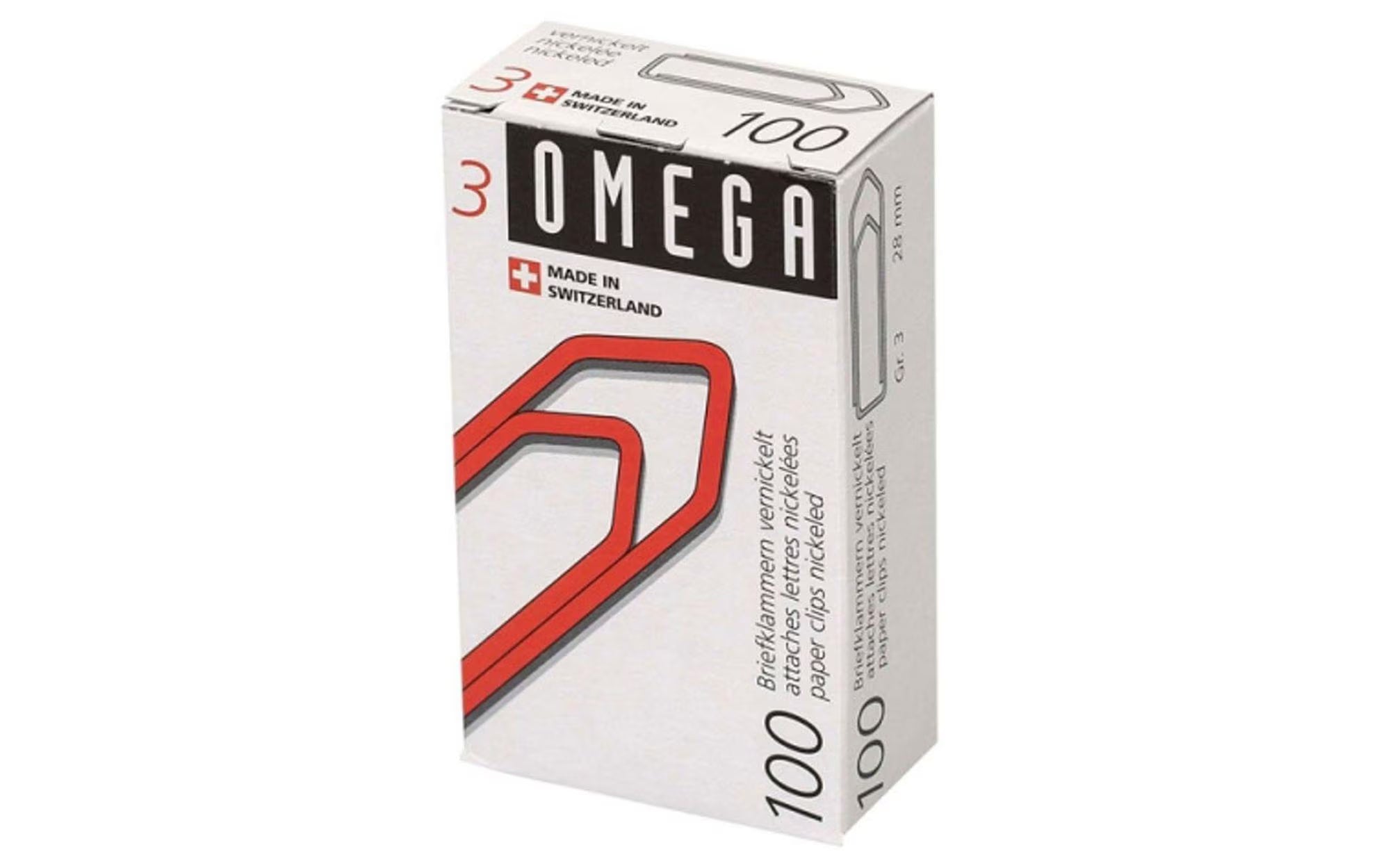 Omega Büroklammern No3