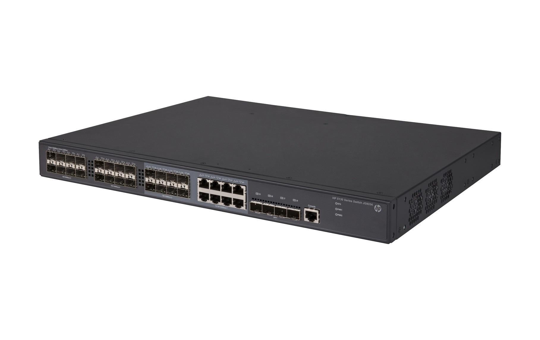 HP 5130-24G-SFP-4SFP+: 24 Port L3 Switch