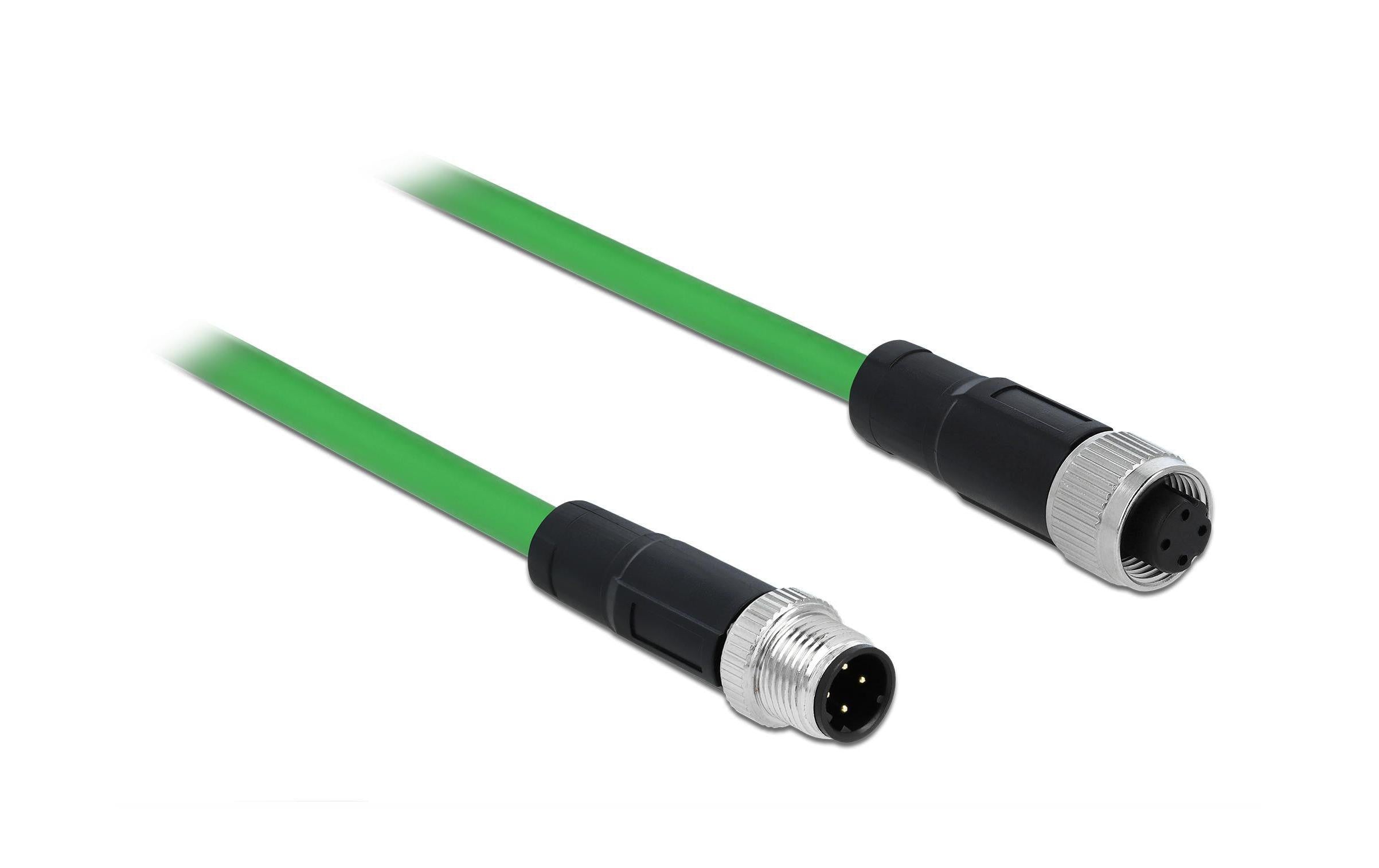 Delock Patchkabel: M12 4Pin D-kodiert, 5m