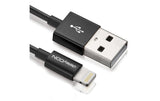 DeleyCON Lightning-USB Kabel 50cm, schwarz