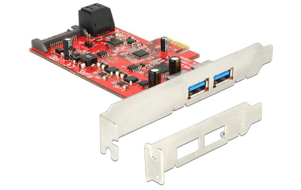 DeLock: 2xSATA + 2xUSB3PCI-Ex1 Kontroller