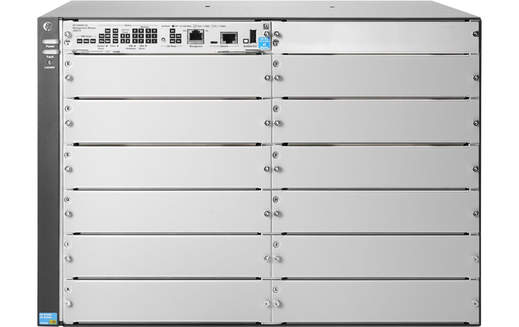 HP 5412R zl2: Chassis Switch