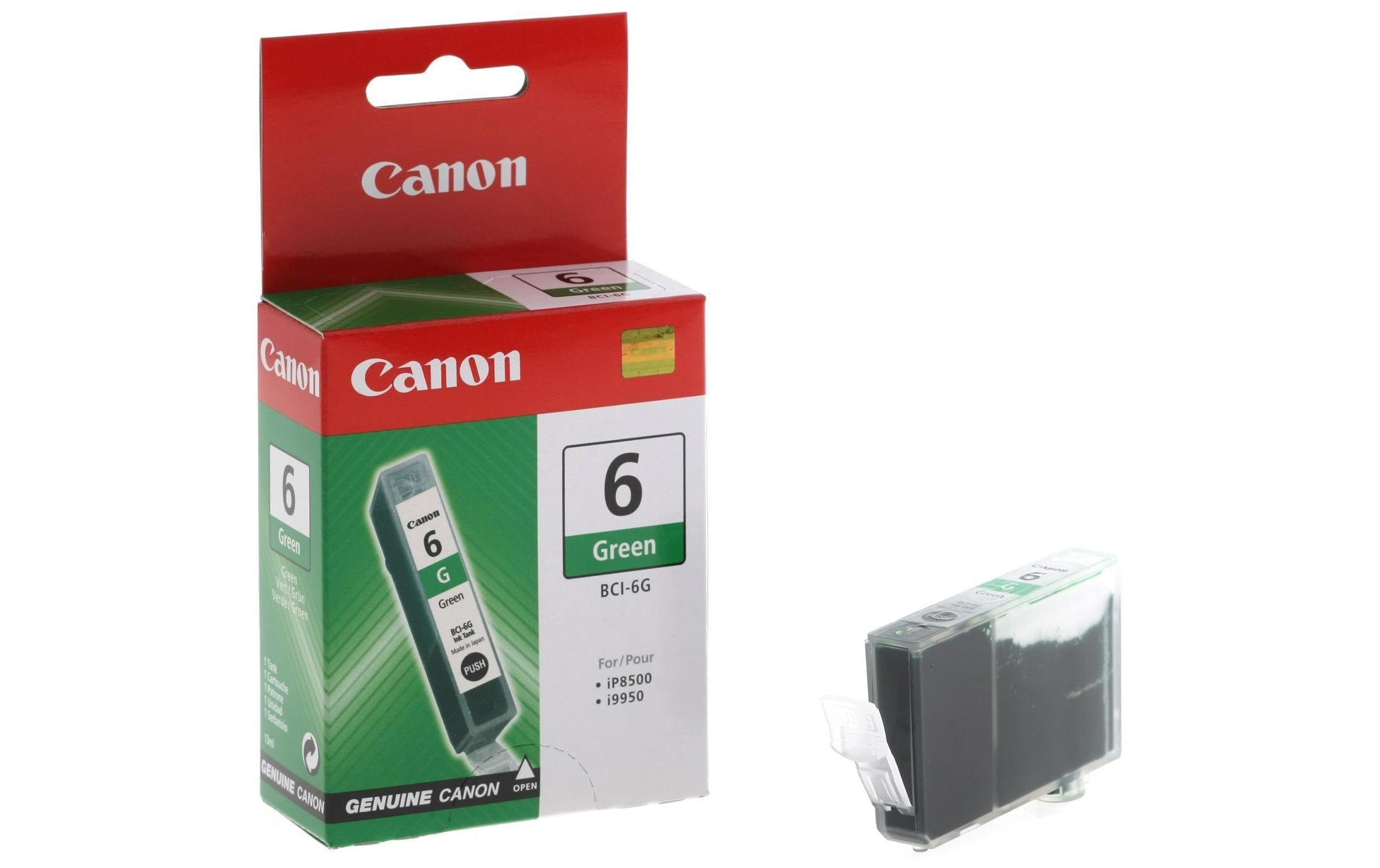 Tinte Canon BCI-6G, grün