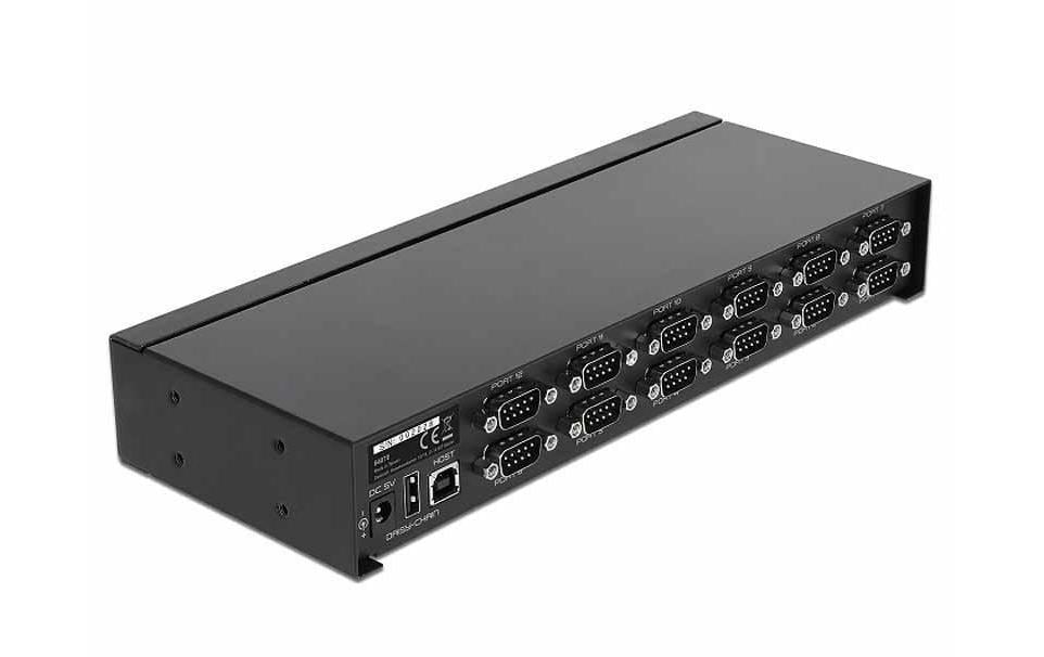 Delock USB 2.0 zu 12 Port Serial RS-232 Hub