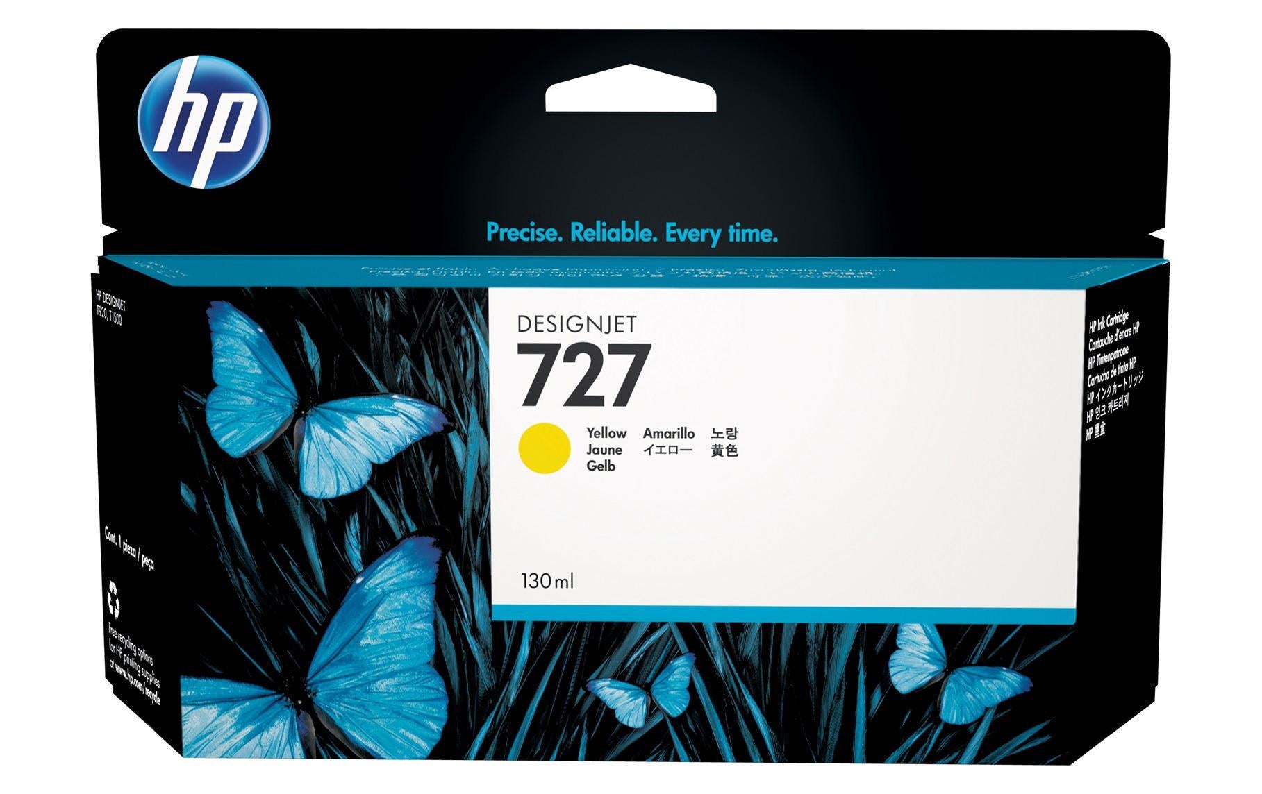 HP, Tinte Nr. 727 (B3P21A) Yellow