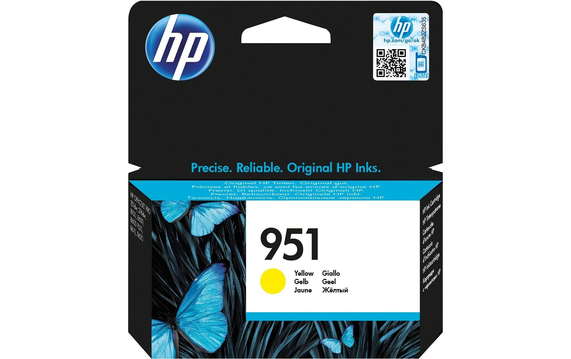 HP, Tinte Nr. 951 (CN052AE) Yellow