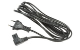 Euro Netzkabel 230V 3m, 2 polig, gewinkelt