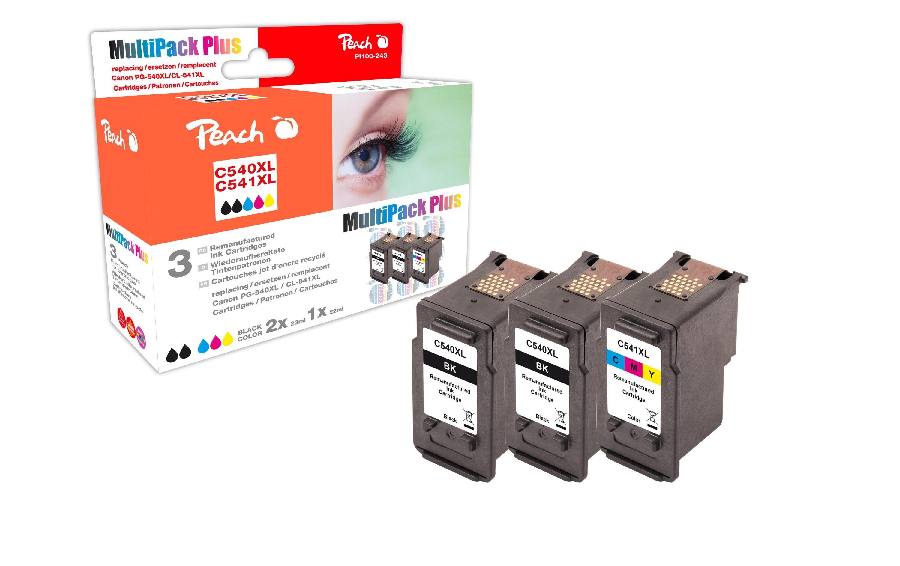 Peach Druckk. Canon PG-540XL/CL-541 MPack+