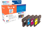 Peach Tinte Brother Combi Pack LC-1100/980