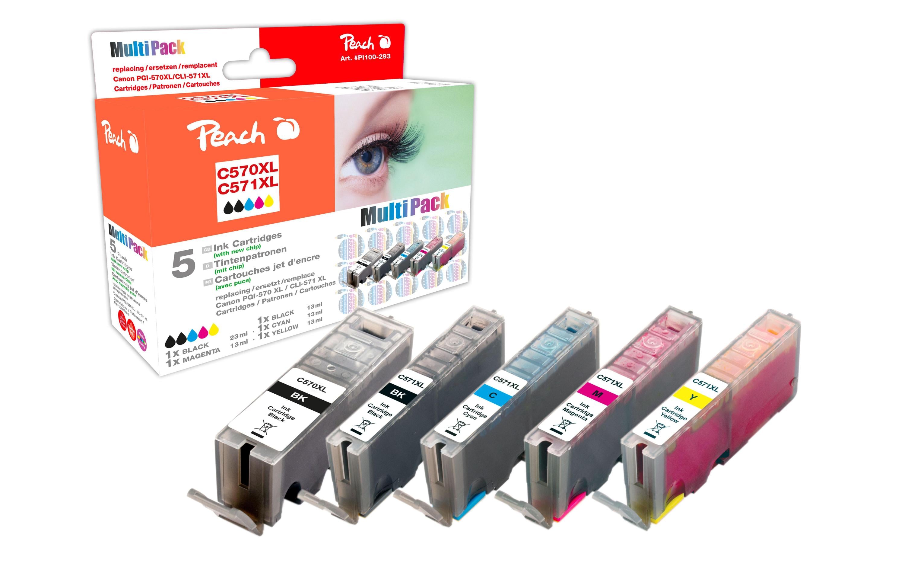 Peach PGI-570XL/CLI-571XL Multipack