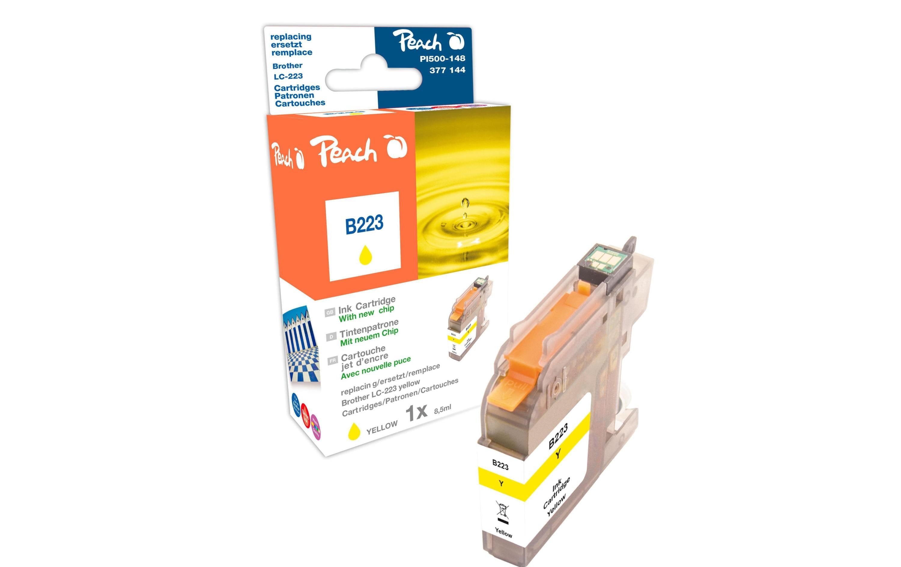 Peach Tinte Brother LC-223y yellow